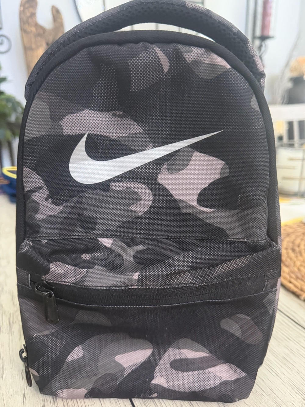 Nike Brasilia Just Do It Fuel Pack Lunch Bag Camo Insulated School Box EUC
